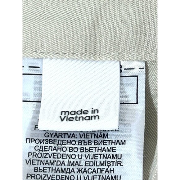 Adidas Men’s Pants 30 x 34 Light Beige Cargo Pocket Logo Pleated Pockets Loops - Picture 12 of 16